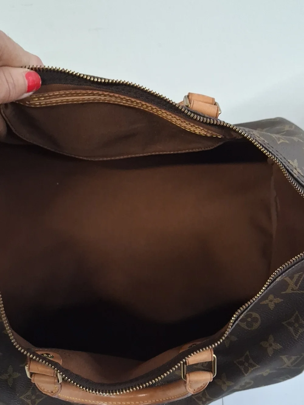 VINTAGE Louis Vuitton Speedy 40 Monogram Duffel Bag, Unisex